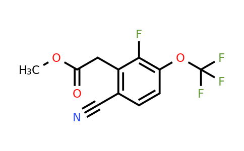 1804864-72-9 | Methyl 6-cyano-2-fluoro-3-(trifluoromethoxy)phenylacetate