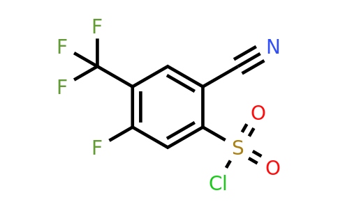 1804864-96-7 | 2-Cyano-5-fluoro-4-(trifluoromethyl)benzenesulfonylchloride