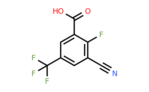 1804865-10-8 | 3-Cyano-2-fluoro-5-(trifluoromethyl)benzoic acid