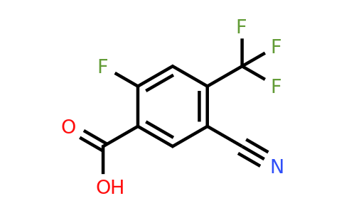 1804865-19-7 | 5-Cyano-2-fluoro-4-(trifluoromethyl)benzoic acid