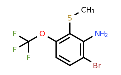 1804865-58-4 | 2-Amino-3-bromo-6-(trifluoromethoxy)thioanisole