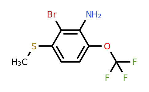 1804865-66-4 | 3-Amino-2-bromo-4-(trifluoromethoxy)thioanisole