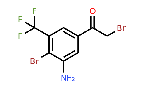 1804866-72-5 | 3'-Amino-4'-bromo-5'-(trifluoromethyl)phenacyl bromide