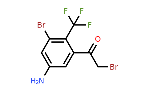 1804866-88-3 | 5'-Amino-3'-bromo-2'-(trifluoromethyl)phenacyl bromide