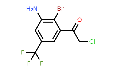 1804867-22-8 | 3'-Amino-2'-bromo-5'-(trifluoromethyl)phenacyl chloride