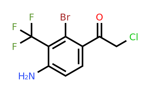 1804867-29-5 | 4'-Amino-2'-bromo-3'-(trifluoromethyl)phenacyl chloride