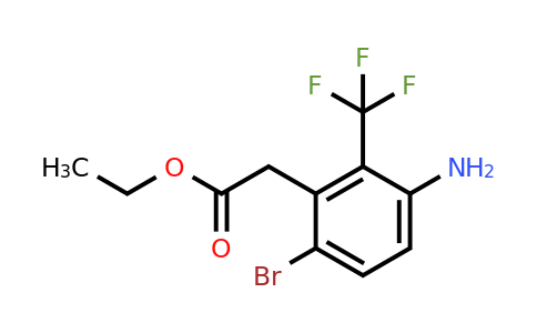 1804867-47-7 | Ethyl 3-amino-6-bromo-2-(trifluoromethyl)phenylacetate