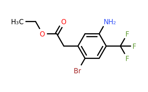 1804867-52-4 | Ethyl 5-amino-2-bromo-4-(trifluoromethyl)phenylacetate