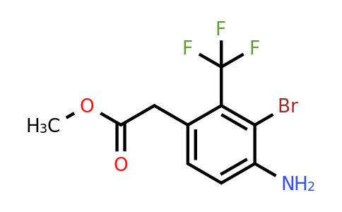 1804867-78-4 | Methyl 4-amino-3-bromo-2-(trifluoromethyl)phenylacetate