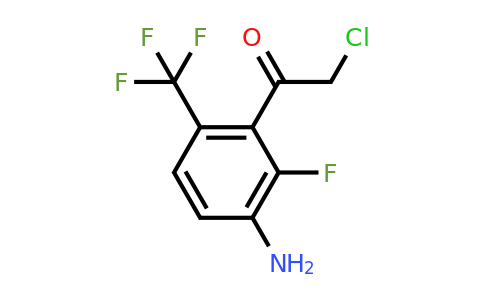 1804869-72-4 | 3'-Amino-2'-fluoro-6'-(trifluoromethyl)phenacyl chloride