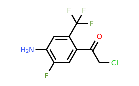 1804869-76-8 | 4'-Amino-5'-fluoro-2'-(trifluoromethyl)phenacyl chloride