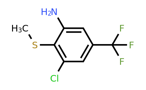 1804869-92-8 | 2-Amino-6-chloro-4-(trifluoromethyl)thioanisole