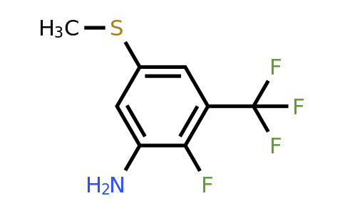 1804869-99-5 | 3-Amino-4-fluoro-5-(trifluoromethyl)thioanisole