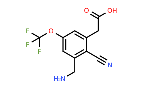 1804870-73-2 | 3-Aminomethyl-2-cyano-5-(trifluoromethoxy)phenylacetic acid