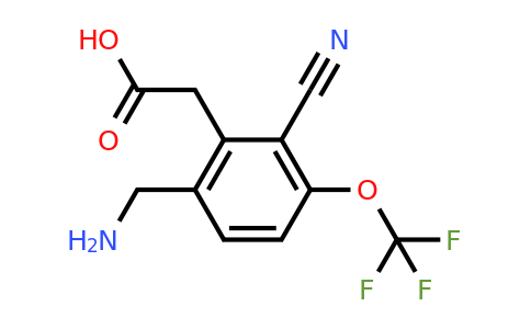 1804870-81-2 | 6-Aminomethyl-2-cyano-3-(trifluoromethoxy)phenylacetic acid