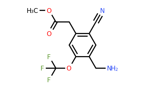 1804870-95-8 | Methyl 4-aminomethyl-2-cyano-5-(trifluoromethoxy)phenylacetate
