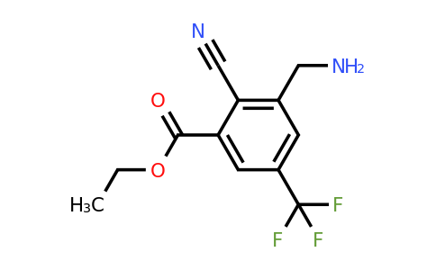1804871-28-0 | Ethyl 3-aminomethyl-2-cyano-5-(trifluoromethyl)benzoate