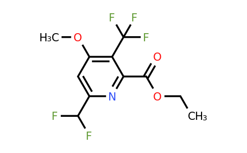 1804871-35-9 | Ethyl 6-(difluoromethyl)-4-methoxy-3-(trifluoromethyl)pyridine-2-carboxylate