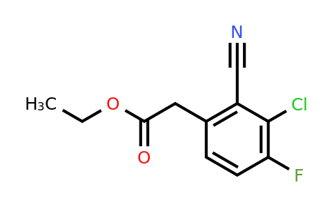 1804871-59-7 | Ethyl 3-chloro-2-cyano-4-fluorophenylacetate