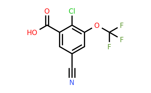 1804873-68-4 | 2-Chloro-5-cyano-3-(trifluoromethoxy)benzoic acid