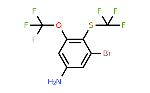 1804873-88-8 | 3-Bromo-5-trifluoromethoxy-4-(trifluoromethylthio)aniline