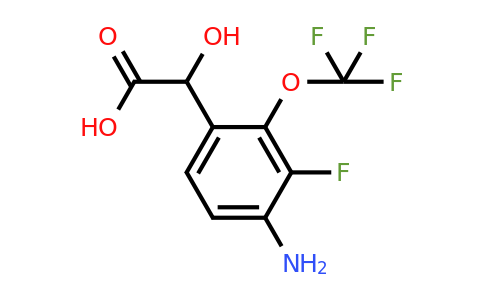 1804873-89-9 | 4-Amino-3-fluoro-2-(trifluoromethoxy)mandelic acid
