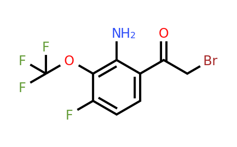 1804874-03-0 | 2'-Amino-4'-fluoro-3'-(trifluoromethoxy)phenacyl bromide