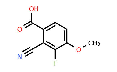 1804874-27-8 | 2-Cyano-3-fluoro-4-methoxybenzoic acid