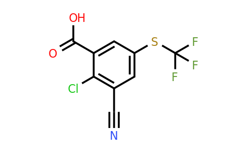 1804874-80-3 | 2-Chloro-3-cyano-5-(trifluoromethylthio)benzoic acid