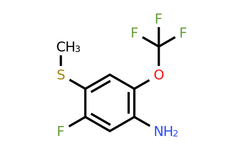 1804874-81-4 | 4-Amino-2-fluoro-5-(trifluoromethoxy)thioanisole