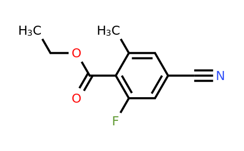1804874-82-5 | Ethyl 4-cyano-2-fluoro-6-methylbenzoate
