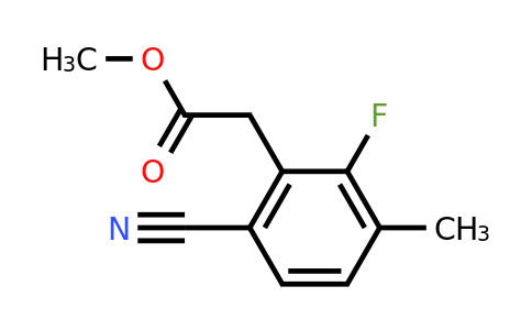 1804874-88-1 | Methyl 6-cyano-2-fluoro-3-methylphenylacetate