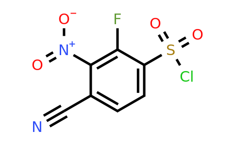 1804874-96-1 | 4-Cyano-2-fluoro-3-nitrobenzenesulfonylchloride