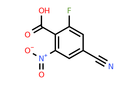 1804875-05-5 | 4-Cyano-2-fluoro-6-nitrobenzoic acid