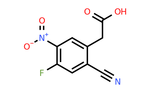 1804875-20-4 | 2-Cyano-4-fluoro-5-nitrophenylacetic acid