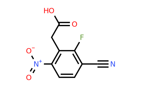 1804875-24-8 | 3-Cyano-2-fluoro-6-nitrophenylacetic acid