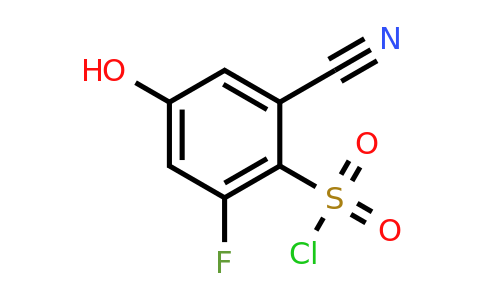 1804875-80-6 | 2-Cyano-6-fluoro-4-hydroxybenzenesulfonylchloride