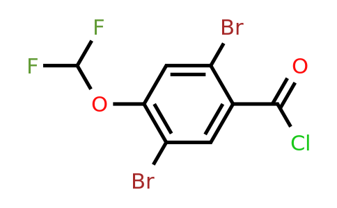 1804875-88-4 | 2,5-Dibromo-4-(difluoromethoxy)benzoyl chloride