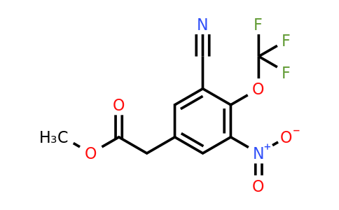 1804876-03-6 | Methyl 3-cyano-5-nitro-4-(trifluoromethoxy)phenylacetate