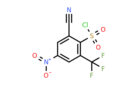 1804876-19-4 | 2-Cyano-4-nitro-6-(trifluoromethyl)benzenesulfonylchloride