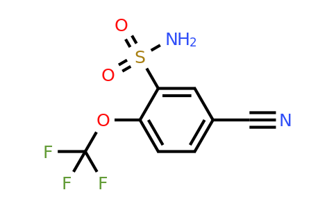 1804876-38-7 | 5-Cyano-2-(trifluoromethoxy)benzenesulfonamide