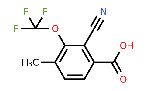 1804876-41-2 | 2-Cyano-4-methyl-3-(trifluoromethoxy)benzoic acid