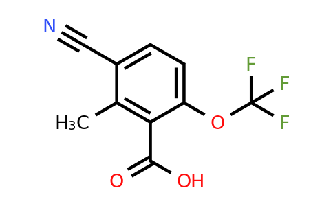 1804876-47-8 | 3-Cyano-2-methyl-6-(trifluoromethoxy)benzoic acid