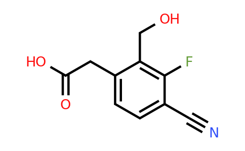 1804876-57-0 | 4-Cyano-3-fluoro-2-(hydroxymethyl)phenylacetic acid