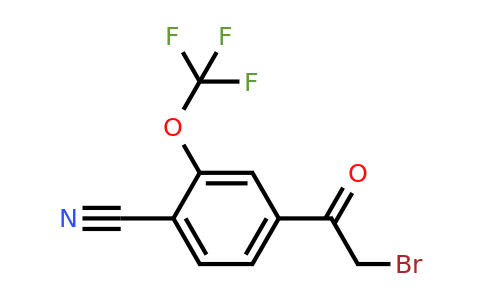 1804876-58-1 | 4'-Cyano-3'-(trifluoromethoxy)phenacyl bromide