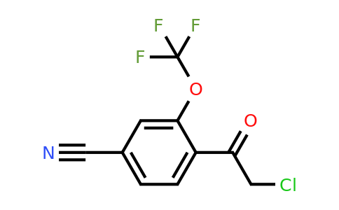 1804876-61-6 | 4'-Cyano-2'-(trifluoromethoxy)phenacyl chloride