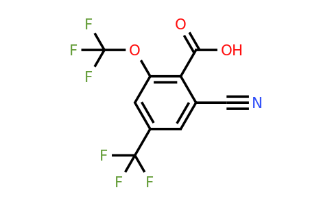 1804876-82-1 | 2-Cyano-6-trifluoromethoxy-4-(trifluoromethyl)benzoic acid