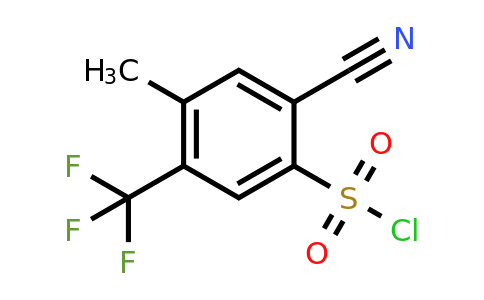 1804877-05-1 | 2-Cyano-4-methyl-5-(trifluoromethyl)benzenesulfonyl chloride