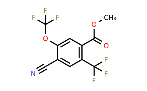 Methyl 4-cyano-5-trifluoromethoxy-2-(trifluoromethyl)benzoate