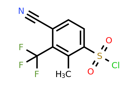 1804877-10-8 | 4-Cyano-2-methyl-3-(trifluoromethyl)benzenesulfonyl chloride
